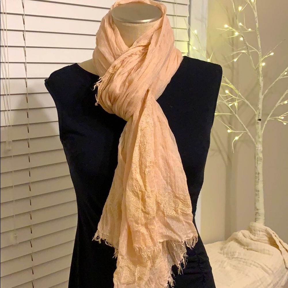 Ann Taylor Luxe Open Weave Wool Blend Scarf NWT